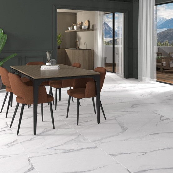 Marmore Pothos White matta 60x60 cm seinä- ja lattialaatta