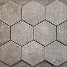 Molna Gris Hex matta 10x11,6 cm seinä- ja lattialaatta