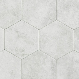 Neptune Hex White matta 14x16 cm seinä- ja lattialaatta