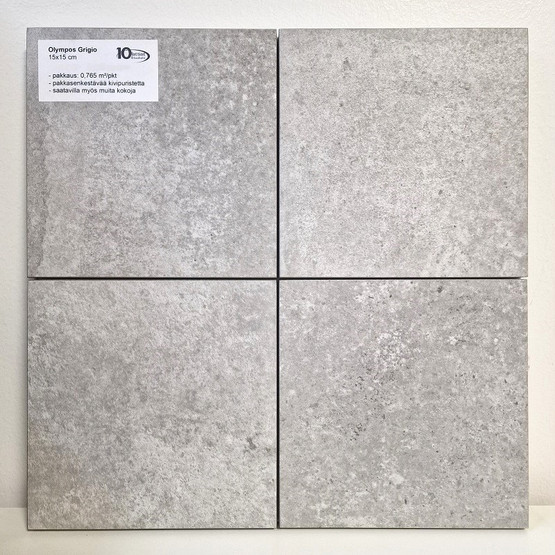 Olympos Grigio matta 15x15 cm seinä- ja lattialaatta