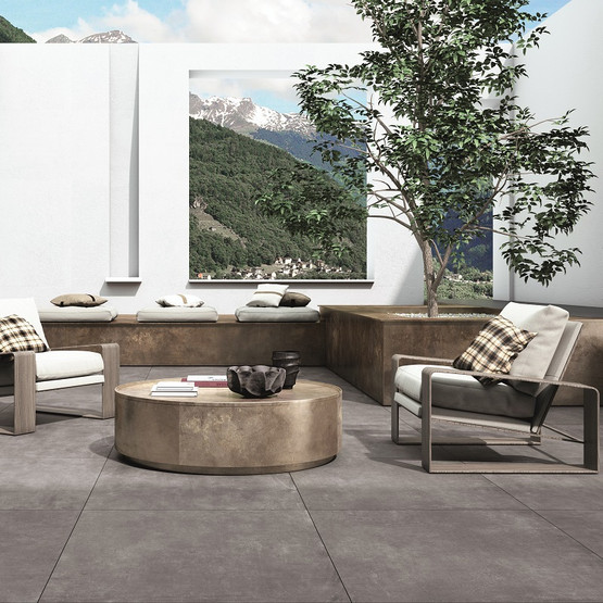 Optim Antracite matta 60x60 cm seinä- ja lattialaatta