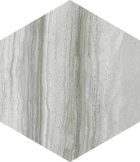 Sangria Hex Grey matta 14x16 cm seinä- ja lattialaatta