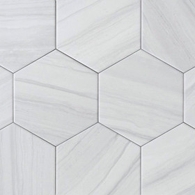 Sangria Hex Pearl matta 14x16 cm seinä- ja lattialaatta