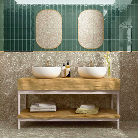 Urban Terrazzo Arena matta 60x60 cm seinä- ja lattialaatta