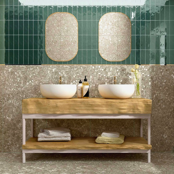 Urban Terrazzo Arena matta 60x60 cm seinä- ja lattialaatta