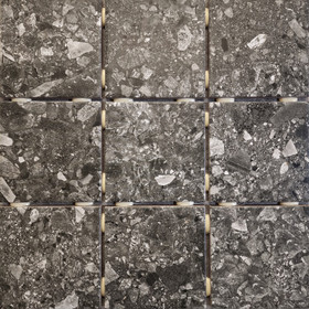 Voila Terrazzo Antracite matta 10x10 cm lattialaatta