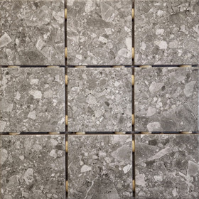 Voila Terrazzo Grey matta 10x10 cm lattialaatta