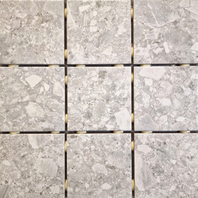 Voila Terrazzo White matta 10x10 cm lattialaatta