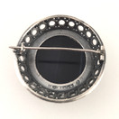 Kalevala Koru, Solki -1515 , Haukansilmä-kivi, Rintakoru Hopeaa -67