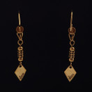 Kalevala koru, -1472, Petsamon Koltta Korvakorut, 14k kultaa