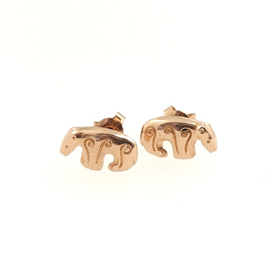 Kalevala Jewelry |'Bear' -earrings | 585 Gold