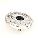 Kalevala Koru | Ruusu Solki | Spektroliitti Rintakoru | Hopeaa