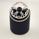 Kalevala Koru | Ruusu Solki | Spektroliitti Rintakoru | Hopeaa