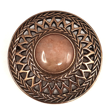 Kalevala koru, Uskelan solki, Aurinkokvartsilla ,Rintakoru Pronssia