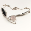 Kupittaan Kulta oy |  Elis Kauppi | Rose Quartz Necklace | 813 Silver -59
