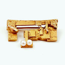 Lapponia | Björn Weckström | JÄÄRIITE-Solki | Rintakoru Helmillä |  585 Kultaa 