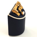 Lapponia | Björn Weckström | JÄÄRIITE-Solki | Rintakoru Helmillä |  585 Kultaa 