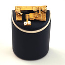 Lapponia | Björn Weckström | JÄÄRIITE-Solki | Rintakoru Helmillä |  585 Kultaa 