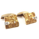 Lapponia | Björn Weckström |Jääriite kalvosinnapit 0,10ct | 14k kultaa