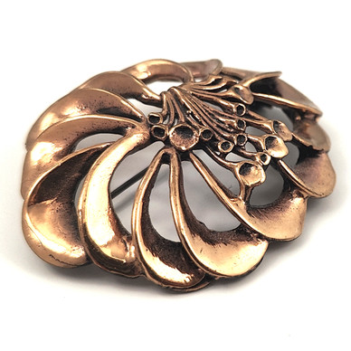 Valo-koru | Hannu Ikonen | (iso) Jäkälä Solki | Rintakoru Pronssia