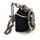 Turun Hopea oy | Pentti Sarpaneva |Akaatti Riipus | Kaulakoru Hopeaa -83