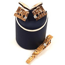 Lapponia | JÄÄRIITE kalvosinnapit + solmioneula | timantit yht.0,15ct | 585 kultaa