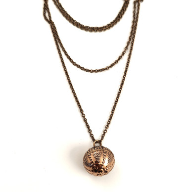 Kalevala Koru | Halikon käätykoru | Filigraani Riipus | Kaulakoru Pronssia