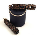 Turun Hopea oy | Pentti Sarpaneva | (isot) Pitsi Korvakorut | Pronssia