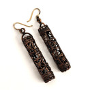 Turun Hopea oy | Pentti Sarpaneva | (isot) Pitsi Korvakorut | Pronssia