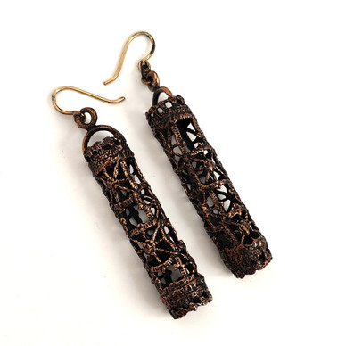 Turun Hopea oy | Pentti Sarpaneva | (isot) Pitsi Korvakorut | Pronssia