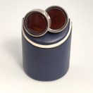 Kupittaan kulta oy | Elis Kauppi | Kalvosinnapit |  Karneolit | Hopeaa -66