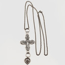 Kalevala Jewelry, (iso) Räisälän Krusifiksi -kaulakoru, Hopeaa  -94