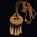  Kalevala Koru | Kuutar -Riipus | Kaulakoru | 14k Kultaa -98