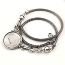 Kalevala Koru|  Aurinkoleijona -Kääty | Kaulakoru amuletilla |  Hopeaa 