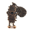 Turun hopea oy |  Pentti Sarpaneva |  Kaarna Riipus | Kaulakoru Pronssia