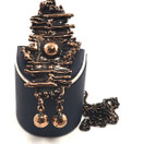 Turun hopea oy |  Pentti Sarpaneva |  Kaarna Riipus | Kaulakoru Pronssia