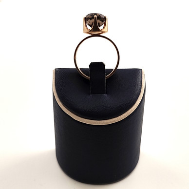 Kupittaan Kulta oy |  Elis kauppi | Savukvartsi Sormus | 14k Kultaa -64