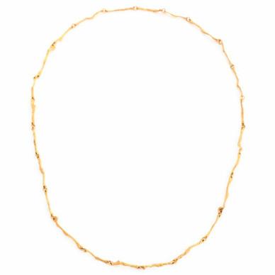 Lapponia | Björn Weckström | ´KULTAVIRTA´ Kääty | 70cm kaulakoru | 14k Kultaa -75