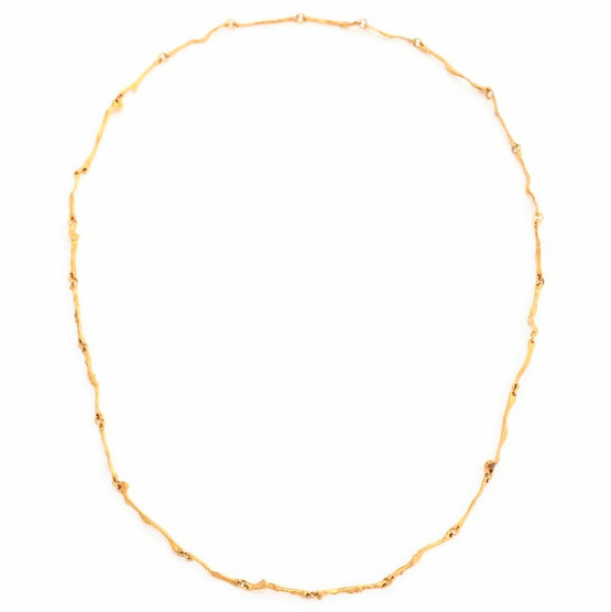 Lapponia | Björn Weckström | ´KULTAVIRTA´ Kääty | 70cm kaulakoru | 14k Kultaa -75