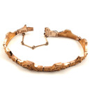 Lapponia | Björn Weckström | kaarisilta  Rannekoru | 14k kultaa -80