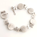 Kultateollisuus oy | Jorma Laine | Tiikerinsilmä Rannekoru |  Hopeaa -72