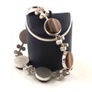 Kultateollisuus oy | Jorma Laine | Tiikerinsilmä Rannekoru |  Hopeaa -72