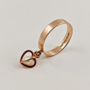 Kupittaan Kulta oy |  Elis Kauppi | Sydän- sormus helmellä |  585 Kultaa | -71