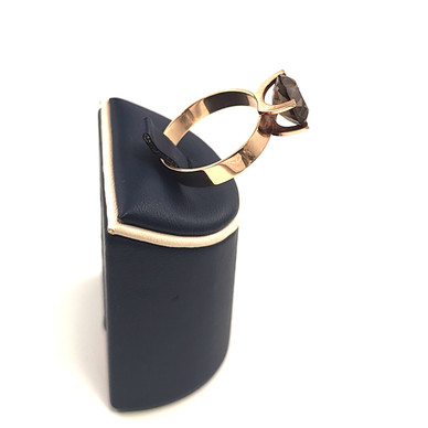 Kupittaan kulta oy | Elis Kauppi | Savukvartsi sormus | 585 Kultaa -70