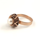 Sirokoru |  Matti Jussi Hyvärinen |  Helmisormus | 14k Kultaa -69