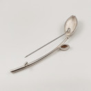 Kalevala Koru | Kukkiva Lehti -Solki | Rintakoru Hopeaa 