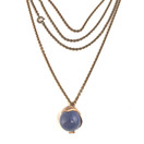 Kalevala Koru | (iso) sininen Tintti Riipus | kaulakoru  Pronssia