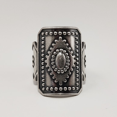 KK , Kalevala Koru |  Ilmajoen Sormus | 15mm | Hopeaa -94