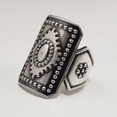 KK , Kalevala Koru |  Ilmajoen Sormus | 15mm | Hopeaa -94