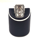 KK , Kalevala Koru |  Ilmajoen Sormus | 15mm | Hopeaa -94